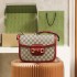 Gucci Horsebit 1955 25*18*8cm monogram red