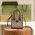 Gucci Tote mini 16*20*7cm monogram brown