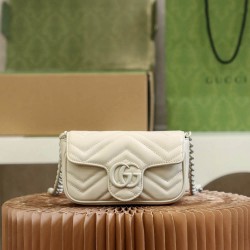 Gucci GG Marmont So white 16.5*10*5cm