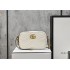 Gucci GG Marmont 18*12*6cm white  gold camera bag