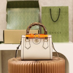 Gucci Diana Mini 20*16*10cm cream leather 