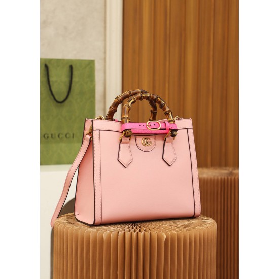 Gucci Diana Small 27*24*11cm pink leather