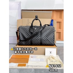 Louis Vuitton KEEPALL BANDOULIÈRE 50   N41418   50 x 29 x 22cm