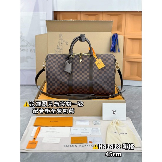 Louis Vuitton KEEPALL BANDOULIÈRE 45   N41418   45 x 27 x 20cm