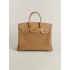 Hermes birkin 25cm crocodile leather brown