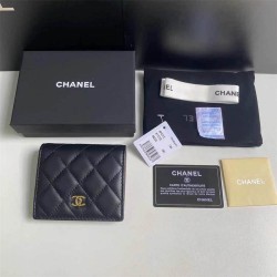 Chanel wallet black 12x12x3cm