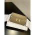 Hermes Constance Togo 20.5x13 x 2cm grey gold