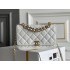 Chanel WOC white 19*12*3.5cm Hass leather caviar