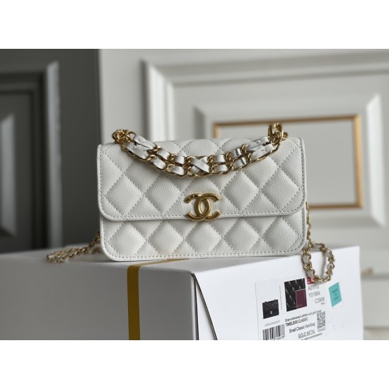 Chanel WOC white 17x10x4.5cm