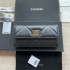 Chanel wallet black w10×h11×d3cm gold