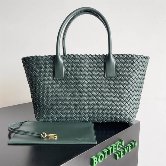 Bottega Veneta CABAT 48*15*25cm green