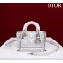 Dior Lady D-Joy super mini 16.5*10*6cm white