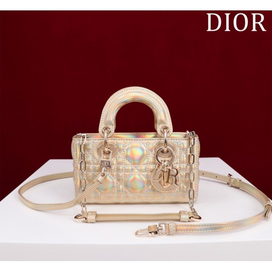 Dior Lady D-Joy super mini 16.5*10*6cm gold