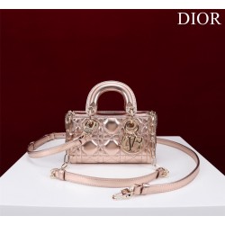 Dior Lady D-Joy super mini 16.5*10*6cm pink