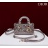 Dior Lady D-Joy super mini 16.5*10*6cm grey