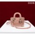 Dior Lady D-Joy super mini 16.5*10*6cm pink