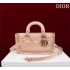 Dior Lady D-Joy patent pink 22.5*12*6cm medium