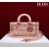 Dior Lady D-Joy lambskin pink 26 x 13.5 x 5cm 