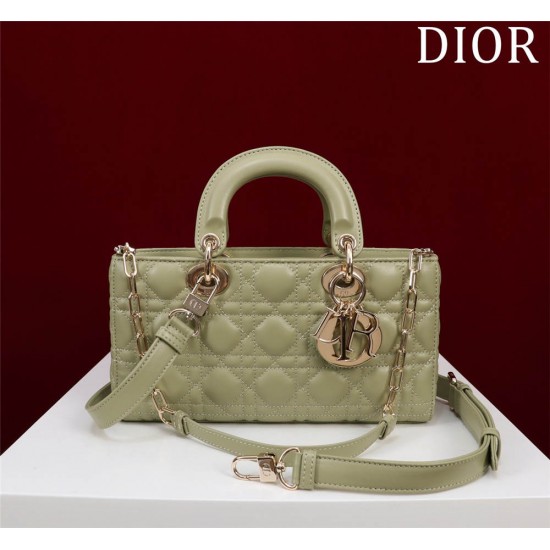 Dior Lady D-Joy lambskin green 26 x 13.5 x 5cm 