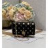 Dior Lady Dior pouch pearl black 21 x 11.5 x 4.5cm