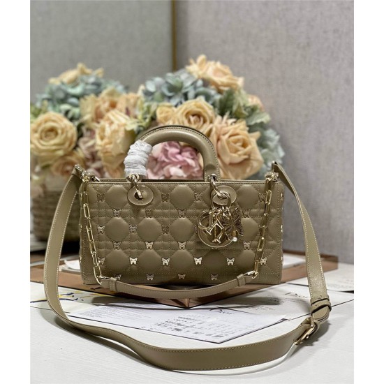 Dior Lady D-Joy 26*13.5*5cm lambskin 