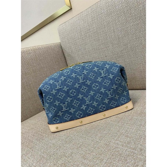 Louis Vuitton POCHETTE COSMÉTIQUE M24317 27x18x9cm Denim