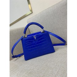 Louis Vuitton Capucines Mini M48865 27x18x9cm blue 