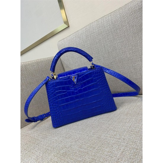 Louis Vuitton Capucines Mini M48865 27x18x9cm blue 