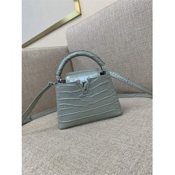 Louis Vuitton Capucines Mini M48865 21x14x8cm grey