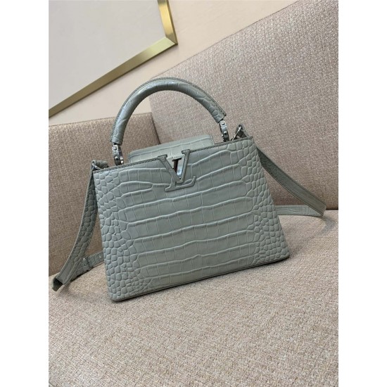 Louis Vuitton Capucines Mini M48865 27x18x9cm grey