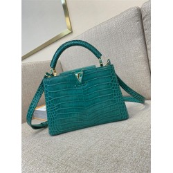 Louis Vuitton Capucines M48865 27x18x9cm green