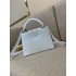 Louis Vuitton Capucines M48865 27x18x9cm white