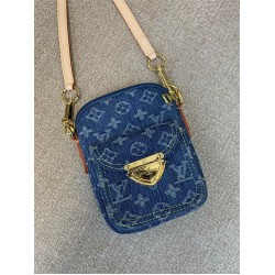 Louis Vuitton Fairfax Pochette  M82948 14x2.7x18cm Denim