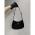 Prada Hobo Patent leather  black Cleo 26.5X15X4CM