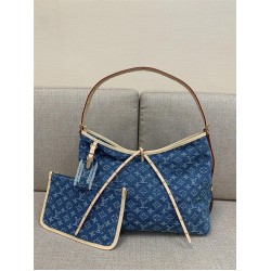 Louis Vuitton  CARRYALL MM M46855  39x30x15cm Denim