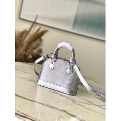 Louis Vuitton  M82682 Nano Alma 18 × 12 × 8 cm silver