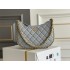 Chanel Hoho lambskin grey 15x23.5x2cm