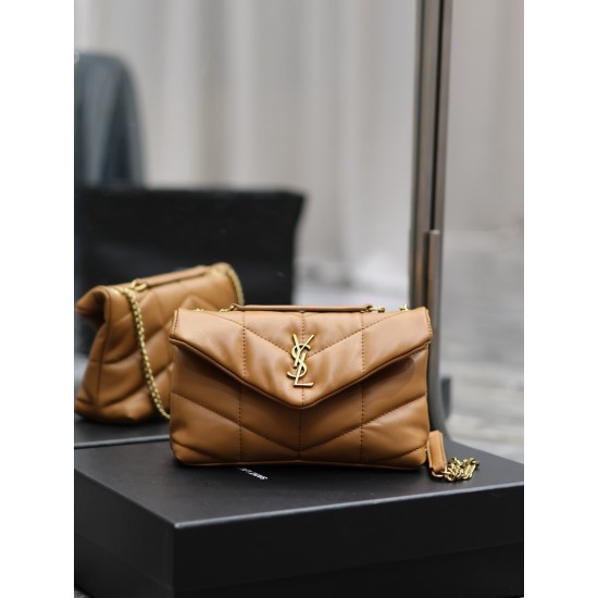 YSL  Loulou Puffer mini 23×15.5×8.5cm