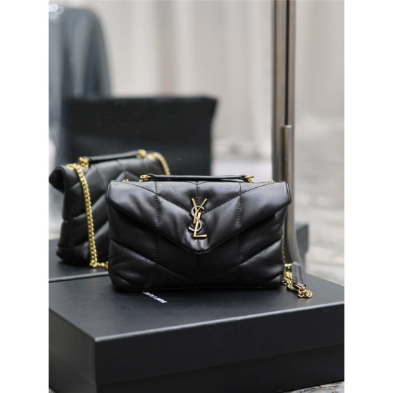 YSL  Loulou Puffer mini 23×15.5×8.5cm