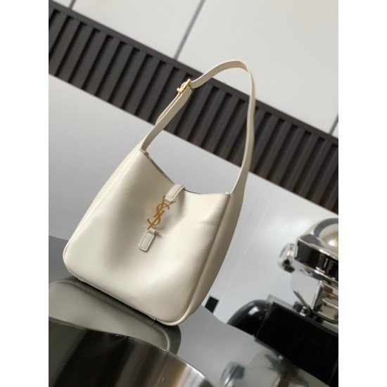 YSL  ROSE Hobo 24x24x10cm white