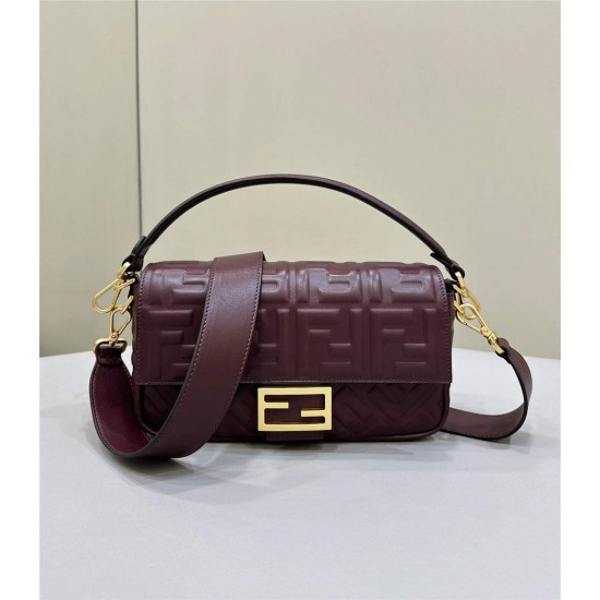 Fendi  Baguette  F logo 27×5×13cm leather