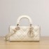 Dior Lady Dior D-Joy 22cm white