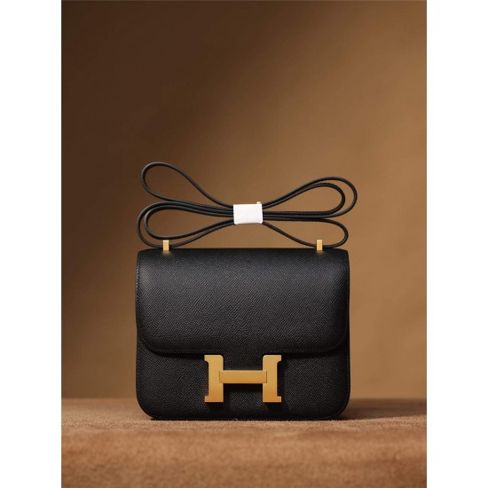 Hermes constance 19cm epsom