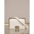 Chanel Le boy 20cm caviar white