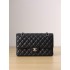 Chanel classic flap 25cm caviar black 