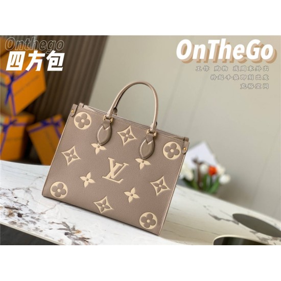 Louis Vuitton Onthego leather M45494  34x26x15cm