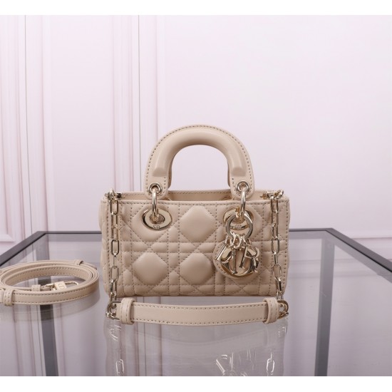 Dior lady dior D Joy lambskin 16.5cm