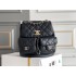 Chanel backpack 20.5x20x11.5cm medium caviar