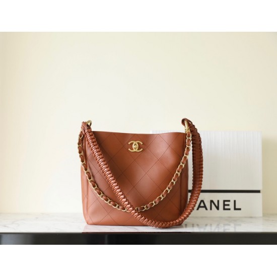 Chanel 23A Hobo Napa calf leather 26x25x7.5cm