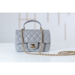 Chanel classic flap mini 12x20x6cm lambskin